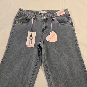 NWT Ashley Mason Premium Juniors Jeans Heart Shaped Back Pockets‎ Size 9